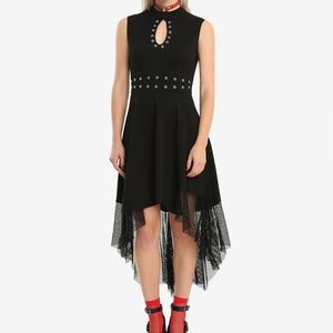 Tripp Grommet Keyhole Fit & Flare Dress